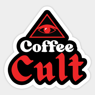 (Black) Coffee Cult Sticker